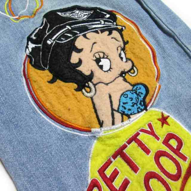 vintage betty boop denim pants ay - デニム/ジーンズ