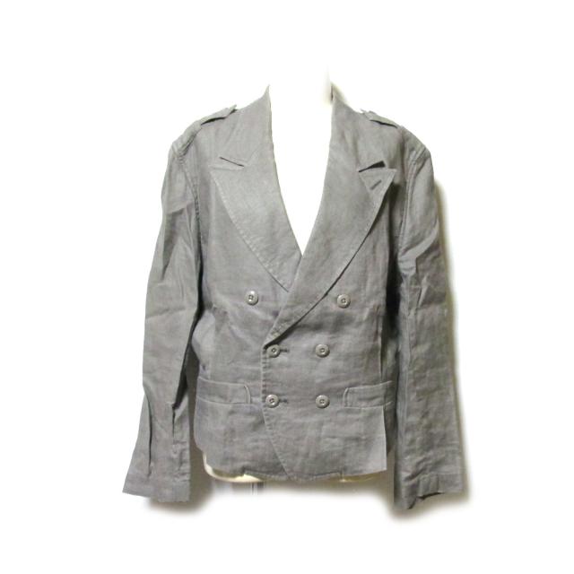 Vintage BOUTIQE nicole ヴィンテージ ブティック ニコル デザインショート丈ジャケット (グレー リネン 麻 松田光弘 ビンテージ) 134843 10,164円