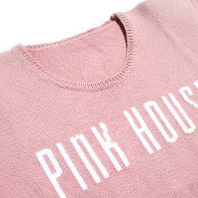 Vintage PINK HOUSE ヴィンテージ ピンクハウス ロゴコットンニット