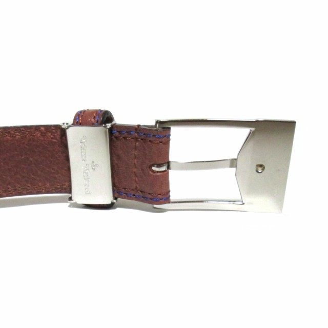 【新品】 Vivienne Westwood ヴィヴィアンウエストウッド オーブバックルレザーベルト (ブラウン 皮 革) 135361  【中古】｜au PAY マーケット