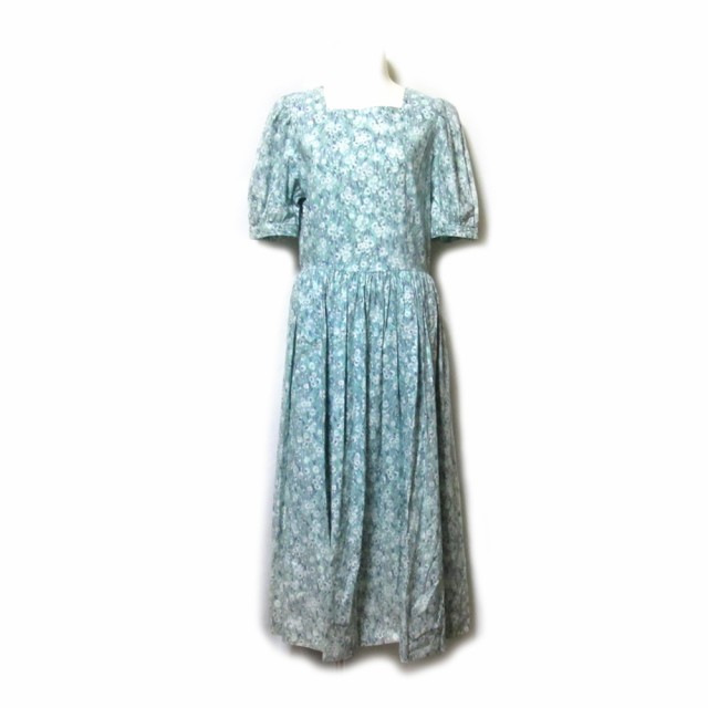 Vintage Laura Ashley ヴィンテージ ローラア シュレイ「11号」フラワークラシックワンピース 135539 【中古】