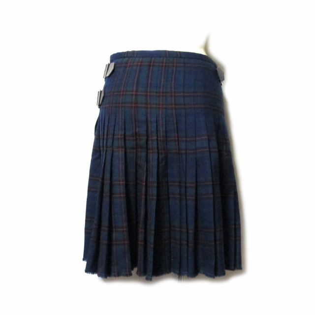 美品 Vivienne Westwood ヴィヴィアンウエストウッド「2」タータンチェックキルトスカート (グリーン ビビアン 巻きスカート)  135693｜au PAY マーケット