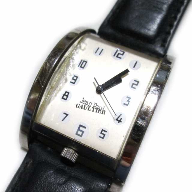 廃盤 Vintage Jean Paul GAULTIER ヴィンテージ ジャンポールゴルチエ アールドームデザインウォッチ.腕時計 135905  【中古】｜au PAY マーケット