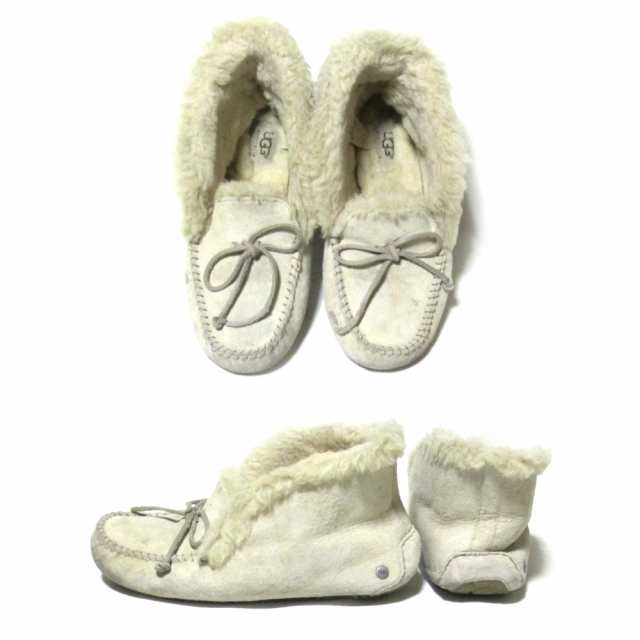UGG アグ「24.0」ヌバックレザームートンハイカットローファー (シューズ 靴 スエード ブーツ モカシン) 136026 【中古】の通販はau  PAY マーケット - JIMU | au PAY マーケット－通販サイト