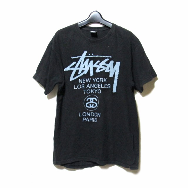 Vintage STUSSY ヴィンテージ オールド ステューシー「M」クラシックシャネルロゴTシャツ 136587 【中古】