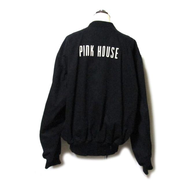 美品 Vintage PINK HOUSE ヴィンテージ ピンクハウス「L」ブラックP 
