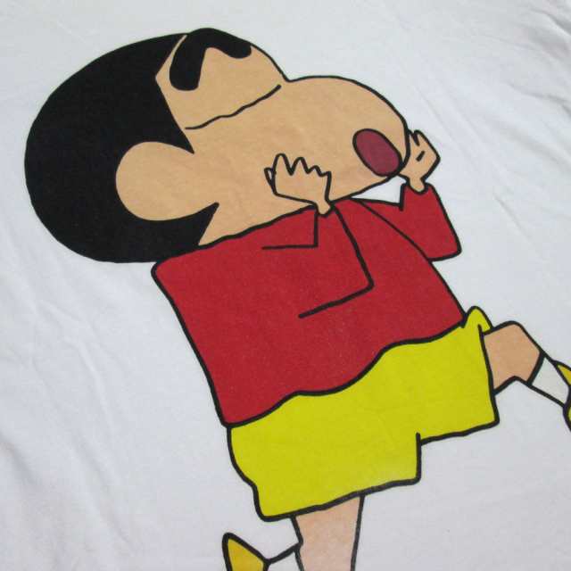 Vintage crayon shinchan ヴィンテージ オールド クレヨンしんちゃん「L」プリントTシャツ (90年代 ビンテージ) 137412 【中古】