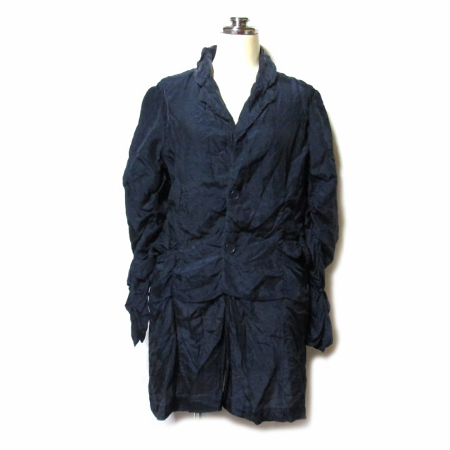 美品 COMME des GARCONS COMME des GARCONS コムデギャルソン「S」縮絨しエア加工レイヤードジャケット 137856 【中古】