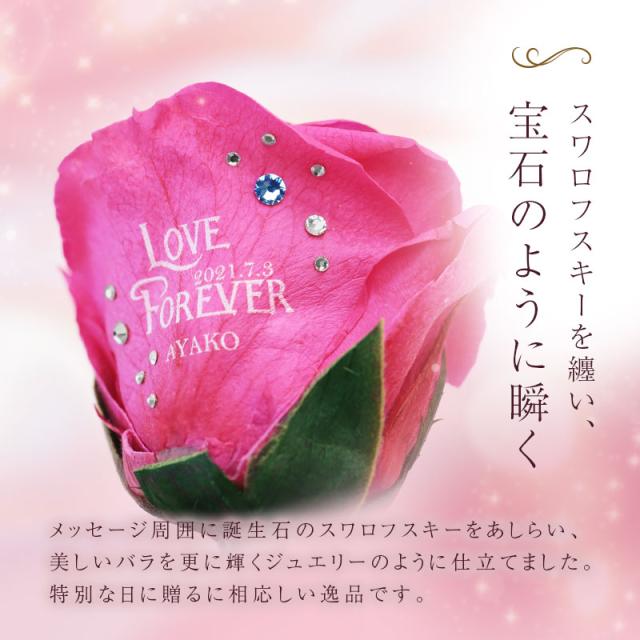 レインボーローズ ×温度で色が変わるアジサイ プリザーブドフラワー