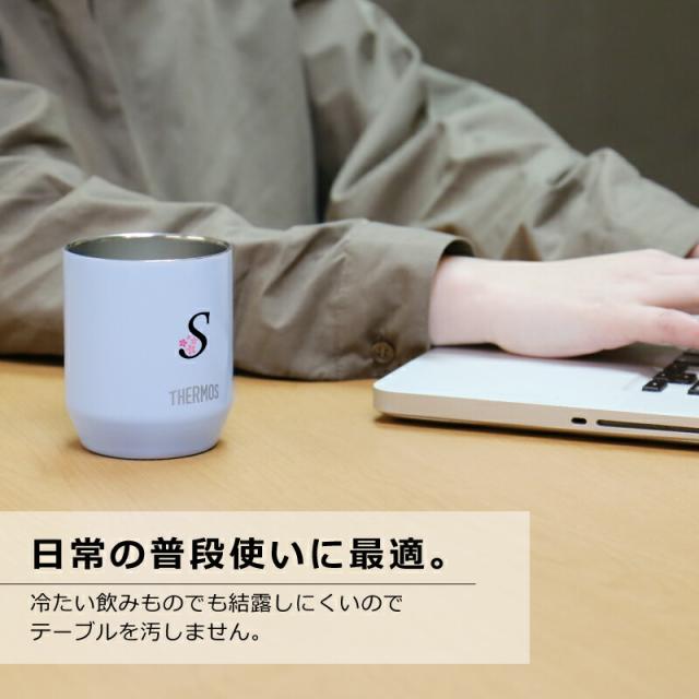タンブラー グラス サーモス カップ ペア パステルミニタンブラー サクライニシャルぺアセットおしゃれ かわいい 翌々営業日出荷 人気 真空 断熱 コップ 桐箱 高級感 誕生日 プレゼント 名入れ ギフト_2