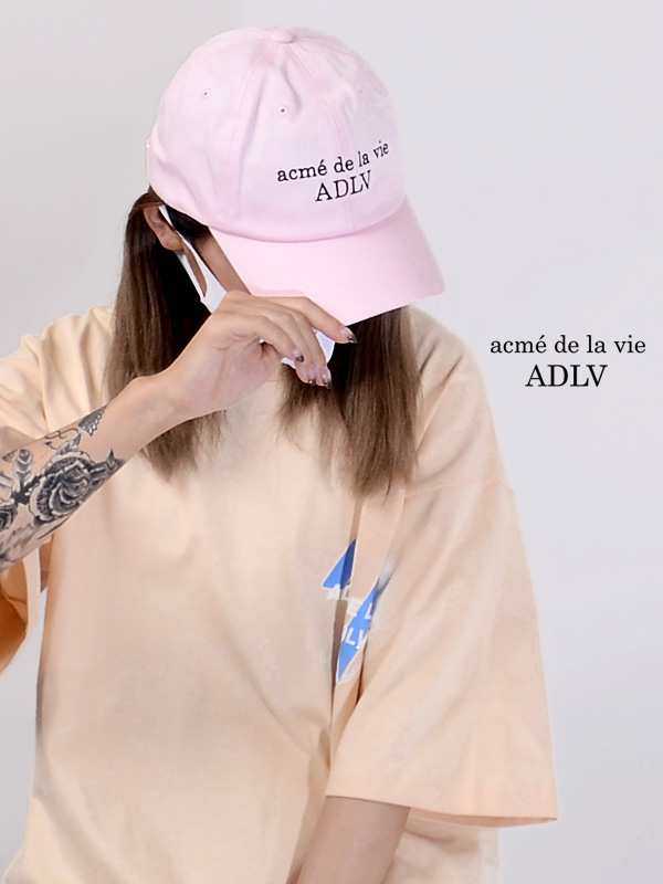 Acme De La Vie Adlv アクメドラビ キャップ レディース メンズ ユニセックス ブランド おしゃれ かわいい ピンク Advl Basic Ball Cap の通販はau Pay マーケット Rodeo Bros