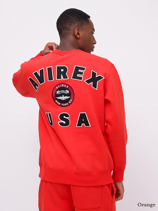 AVIREX アビレックス スウェット トレーナー メンズ レディース 定番