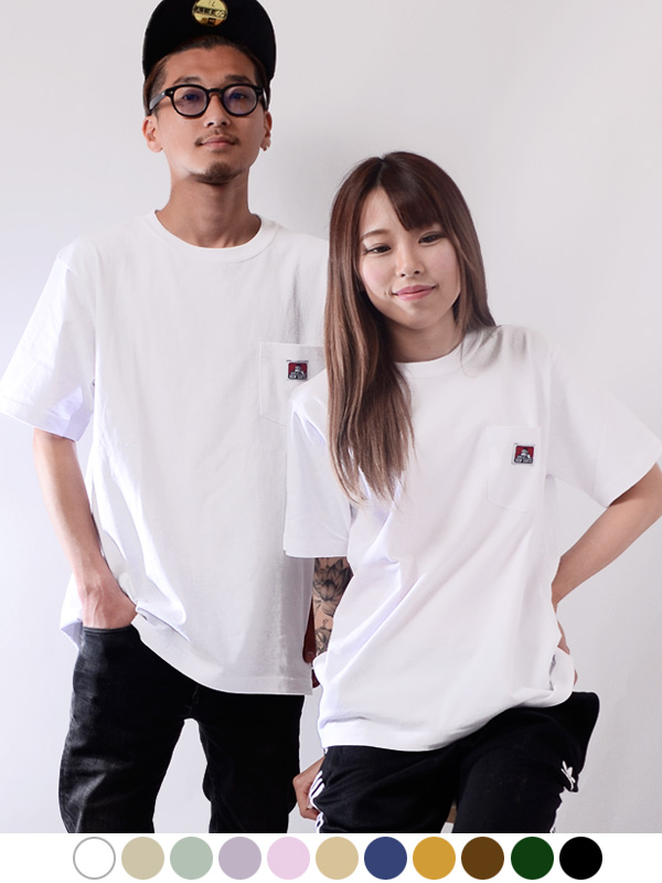 Ben Davis ベンデイビス レディース メンズ 半袖tシャツ ポケットtシャツ