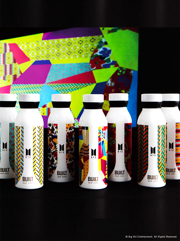 BTS×BUILT ボトル 532ml 保冷 保温 水筒 ステンレスボトル