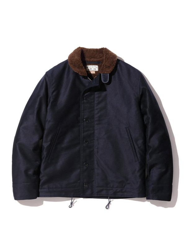 BUZZ RICKSON'S バズリクソンズ N-1 甲板上衣 バズリクソン Type N-1 Navy NAVY DEPARTMENT DEMOTEX-ED ボア上衣 ミリタリー上衣 日本製 BR15340
