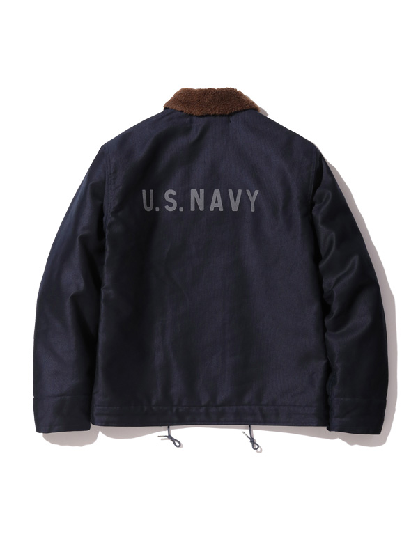 BUZZ RICKSON'S バズリクソンズ N-1 甲板上衣 バズリクソン Type N-1 Navy NAVY DEPARTMENT DEMOTEX-ED ボア上衣 ミリタリー上衣 日本製 BR15340