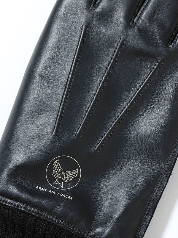 BUZZ RICKSON'S バズリクソンズ レザー 手袋 グローブ ウイリアム ギブソン タイプ A-10 BR02873 WILLIAM GIBSON COLLECTION BLACK A-10 GLOVE_2