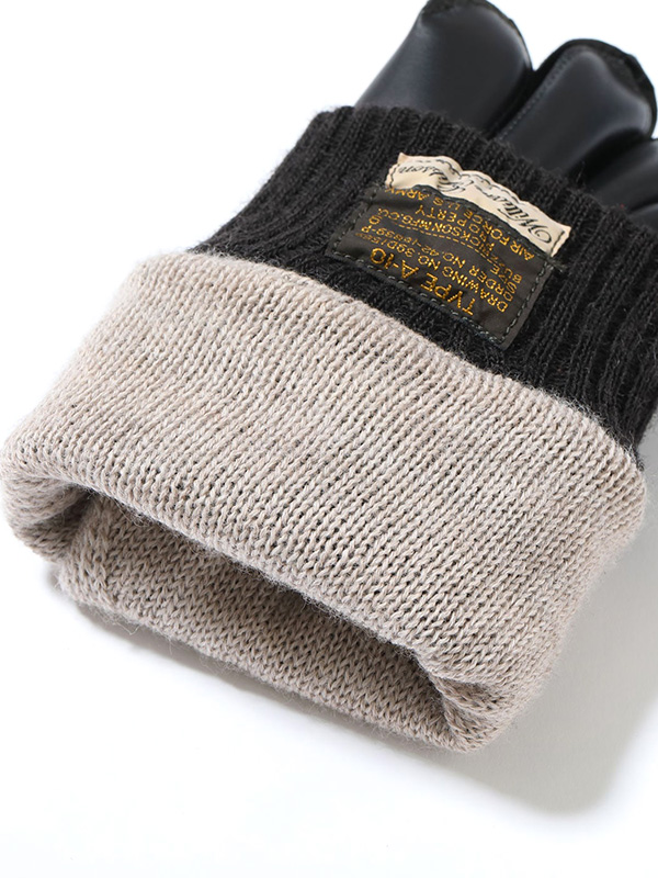BUZZ RICKSON'S バズリクソンズ レザー 手袋 グローブ ウイリアム ギブソン タイプ A-10 BR02873 WILLIAM GIBSON COLLECTION BLACK A-10 GLOVE_7