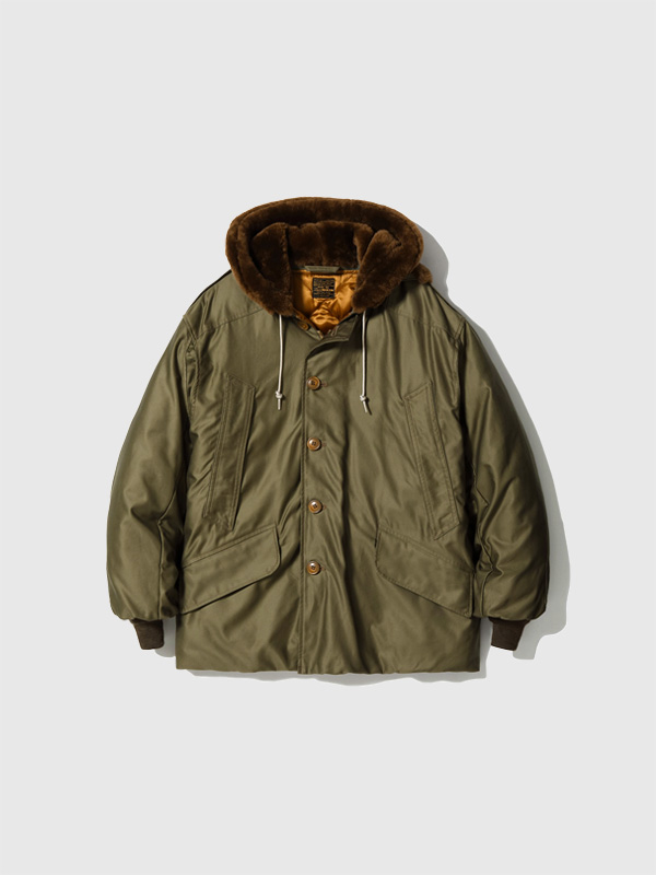 BUZZ RICKSON'S バズリクソンズ B-9 ジャケット メンズ レディース シンプル 定番 Type B-9 フライトジャケット ダウンジャケット ミリタリー アメカジ 日本製 BR15538