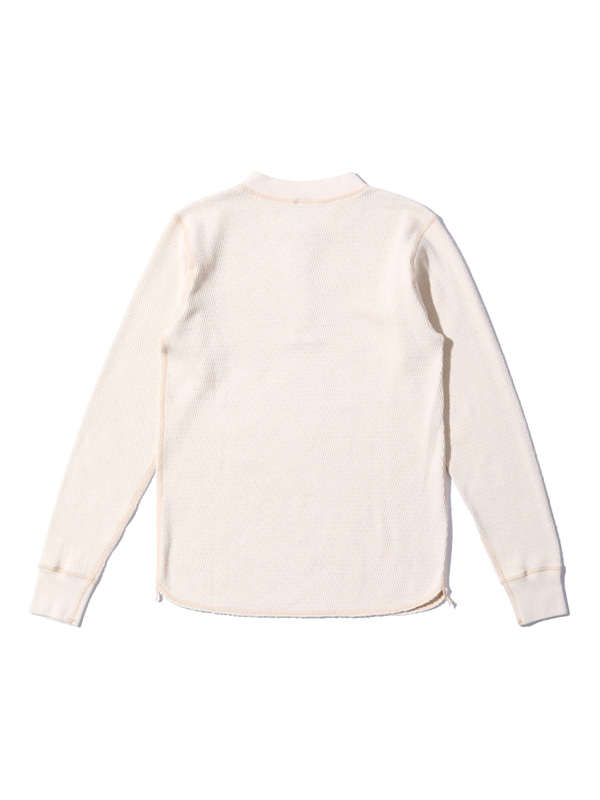 BUZZ RICKSON'S バズリクソンズ Tシャツ 長袖 メンズ レディース ヘンリーネック ロンT ブランド 無地 サーマル ワッフル THERMAL HENLEY NECK T-SHIRTS BR68130_2