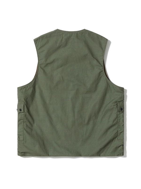BUZZ RICKSON'S バズリクソンズ ベスト メンズ レディース ユニセックス ミリタリー ベスト Type E-1 VEST CIVILIAN MODEL 緊急用ベスト TALONジッパー BR15693_2