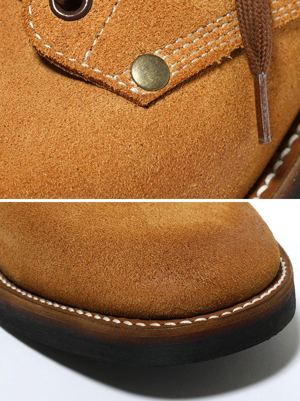 BUZZ RICKSON'S バズリクソンズ ブーツ メンズ 本革 SHOE SERVICE REVERSE UPPER COMPOSITION SOLE Type M-43 ROUGH SIDE OUT サービスシューズ BR02800_7