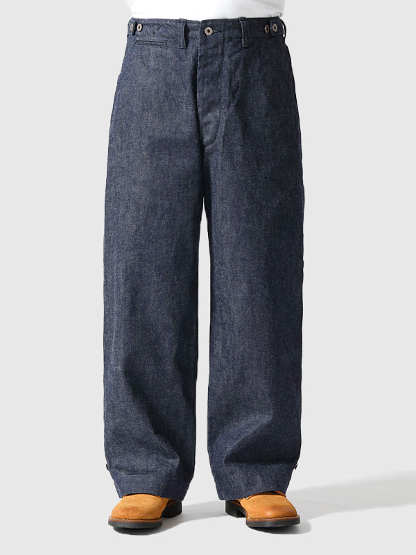 BUZZ RICKSON'S バズリクソンズ パンツ M-43 トラウザース デニム ジョッパースタイル ワイド シビリアンモデル BR42596 TROUSERS, FIELD, Type M-1943 “DENIM CIVILIAN