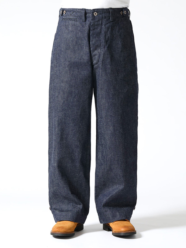 BUZZ RICKSON'S バズリクソンズ パンツ M-43 トラウザース デニム ジョッパースタイル ワイド シビリアンモデル BR42596 TROUSERS, FIELD, Type M-1943 “DENIM CIVILIAN_1
