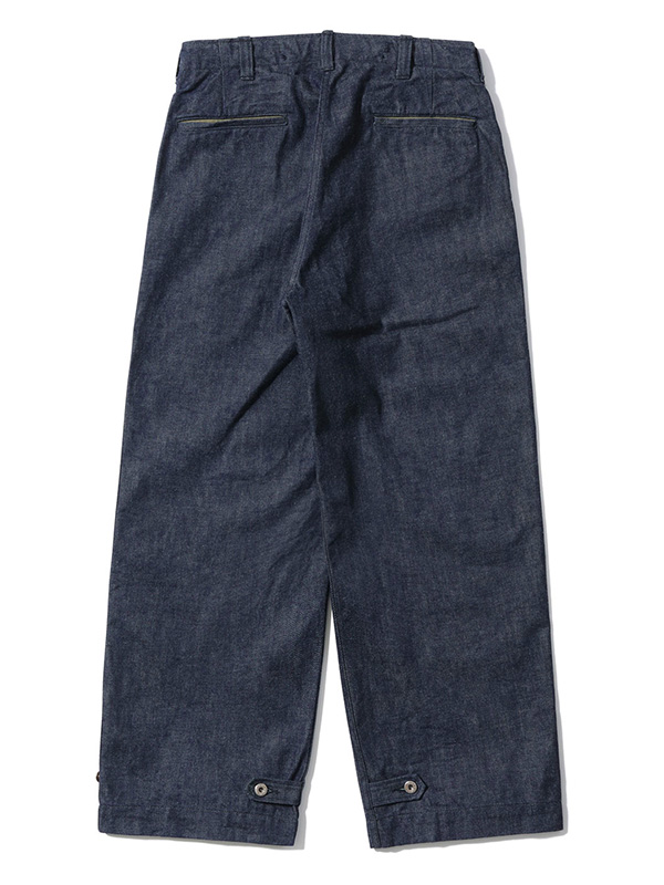 BUZZ RICKSON'S バズリクソンズ パンツ M-43 トラウザース デニム ジョッパースタイル ワイド シビリアンモデル BR42596 TROUSERS, FIELD, Type M-1943 “DENIM CIVILIAN_4