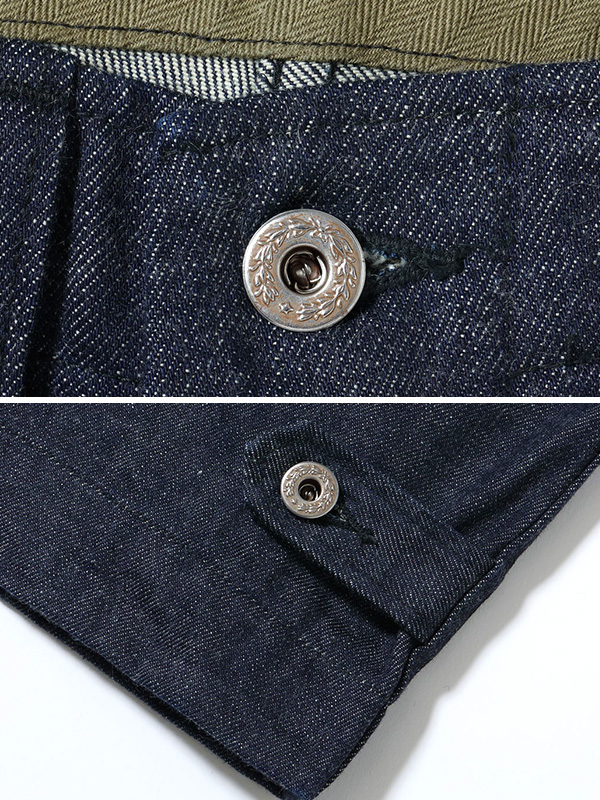 BUZZ RICKSON'S バズリクソンズ パンツ M-43 トラウザース デニム ジョッパースタイル ワイド シビリアンモデル BR42596 TROUSERS, FIELD, Type M-1943 “DENIM CIVILIAN_9