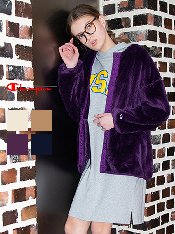 Champion チャンピオン ジャケット レディース 大きいサイズ ボア ブルゾン フリース ジャケット モコモコ もこもこ 無地 秋 冬 おしゃれの通販はau Pay マーケット Rodeo Bros