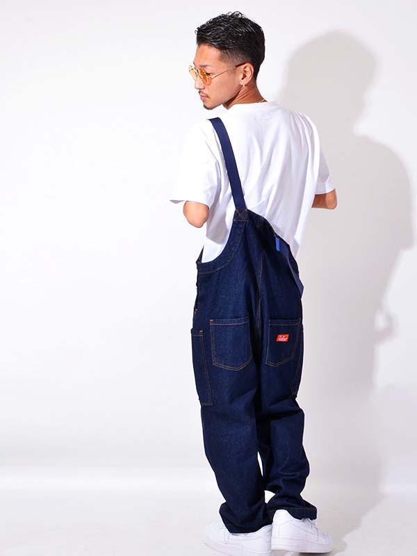 COOKMAN クックマン オーバーオール メンズ レディース 大きいサイズ Fishermans Bib Overall Denim Navy フィッシャーマンズ オーバーオール デニム 231-03849の通販は