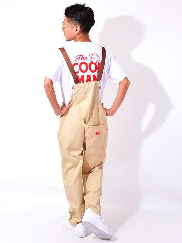 COOKMAN クックマン オーバーオール メンズ レディース Fisherman's Bib Overall Sand ベージュ フィッシャーマンズ  ビブ オーバーオール｜au PAY マーケット