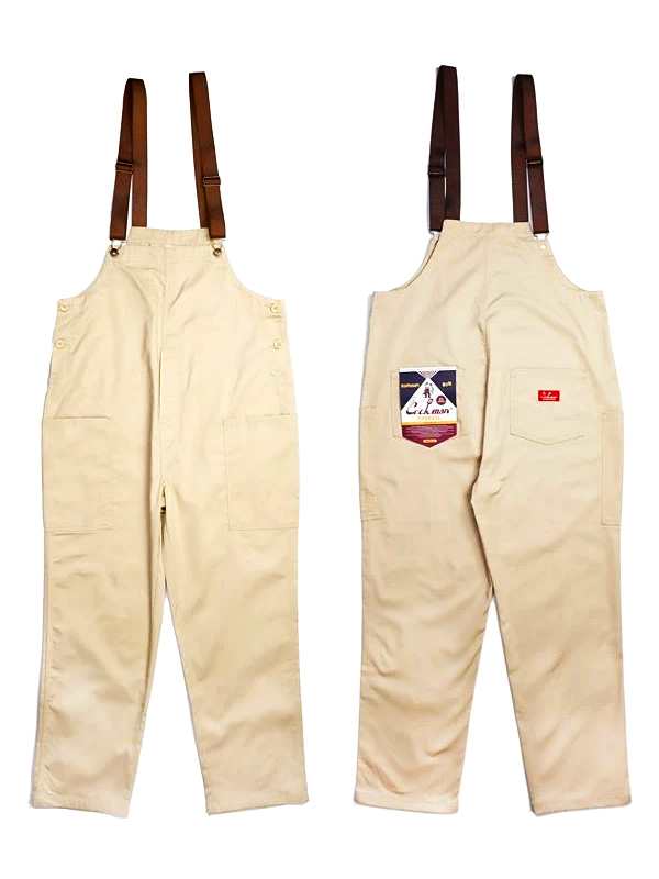 COOKMAN クックマン オーバーオール メンズ レディース Fisherman's Bib Overall Sand ベージュ フィッシャーマンズ  ビブ オーバーオール｜au PAY マーケット