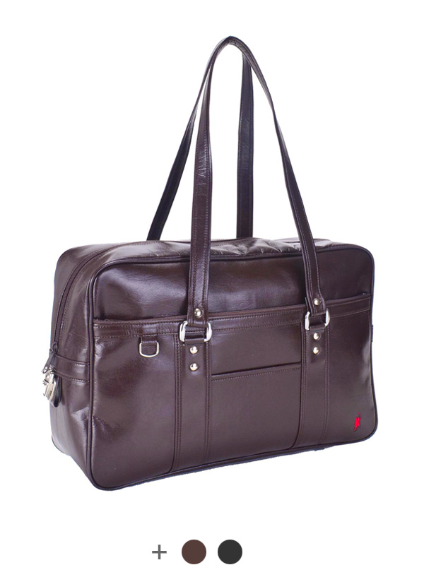 COUNTRY FIELD カントリーフィールド スクールバッグ 合皮 ブラウン 黒 スクバ サブバッグ 高校生 中学生 通学バッグ 女子 おしゃれ かわいい 鍵付き 日本製 6945の通販は 6,794円