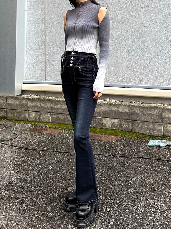 EMODA タンクソールバルキーローファー ブラック Sサイズ EMODA エモダ