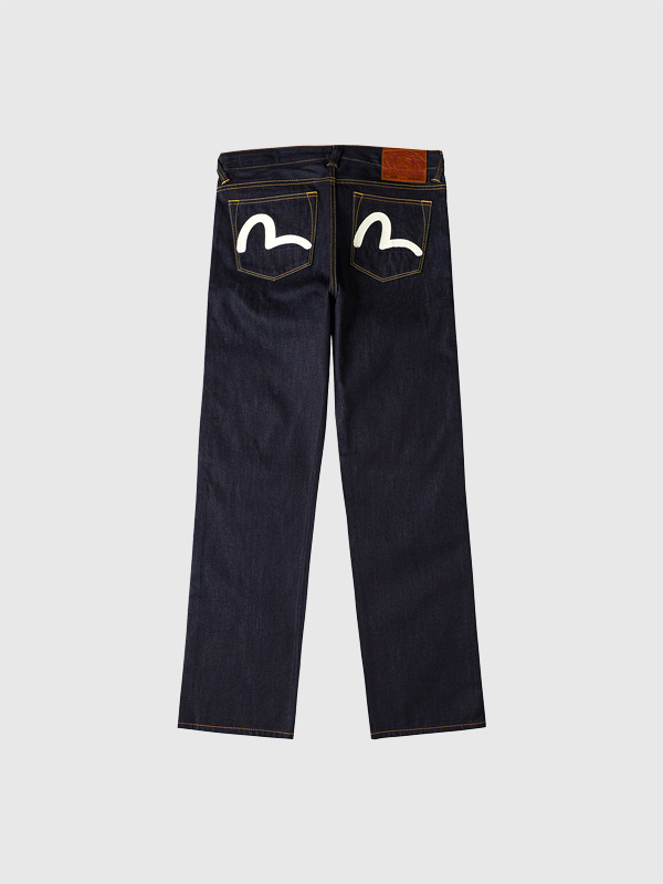 EVISU エヴィス ジーンズ カモメ ＃2000 デニム パンツ 定番 人気 2EAHTM5JE123320DN Seagull Print Pocket Regular Fit Jeans #2000 ボタンフライ