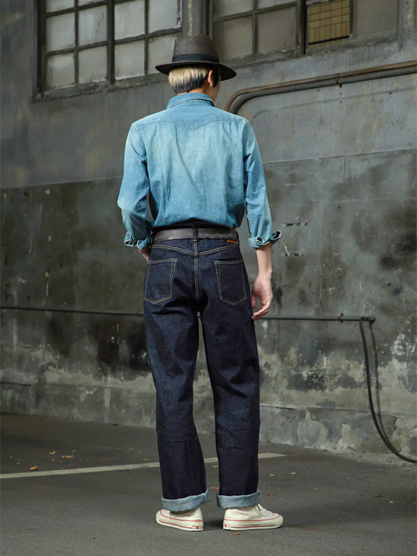 FULLCOUNT フルカウント ジーンズ デニム パンツ メンズ レディース 0105xx 0105xxw 15.5oz オンス ワイド ワイドストレート ルーズ 定番 日本製 0105XX