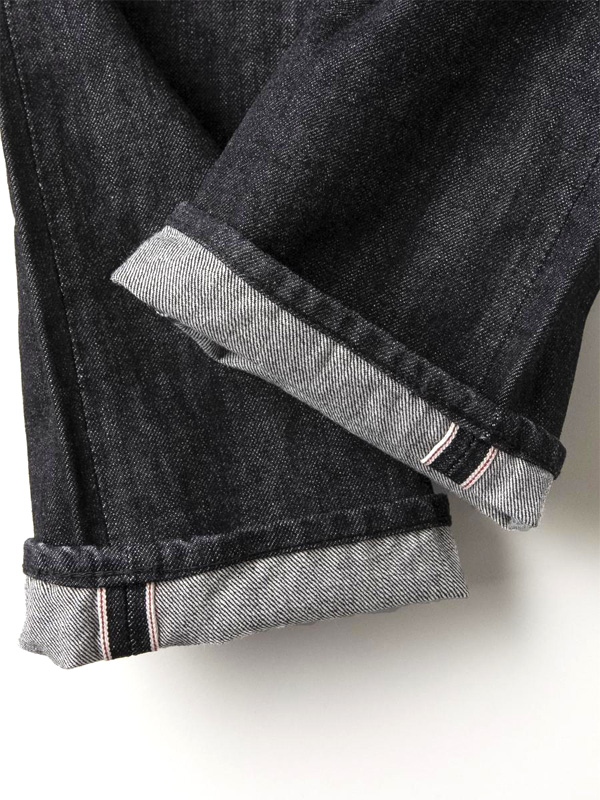 FULLCOUNT 1101 フルカウント ジーンズ ブラック デニム パンツ メンズ レディース 13.7oz オンス ストレート Straight Black Selvedge Denim 1101BK
