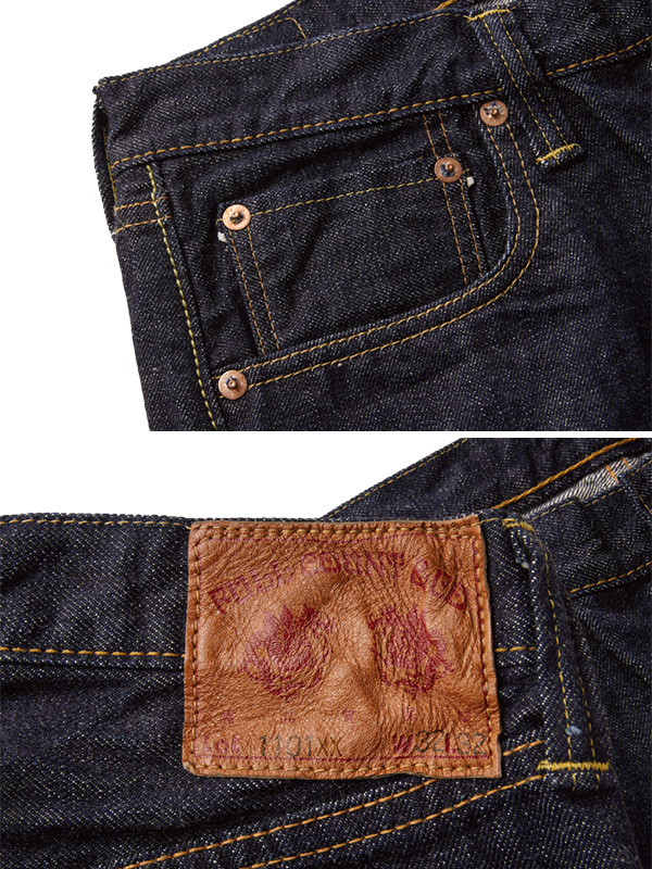FULLCOUNT フルカウント ジーンズ デニム パンツ メンズ レディース 1101XX 1101XXW 15.5oz 15.5オンス ストレート レギュラーストレート ジンバブエコットン 1101XX