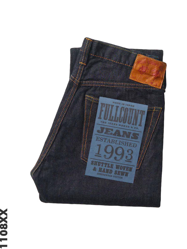 FULLCOUNT フルカウント ジーンズ デニム パンツ メンズ レディース 1108xx 1108xxw 15.5oz オンス スリムストレート ストレート 定番 ジーパン 1108XXの通販は