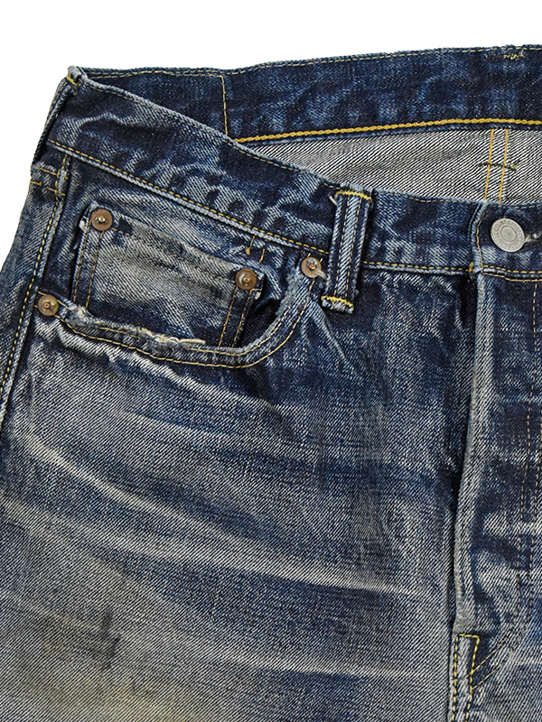 FULLCOUNT 1101 フルカウント ジーンズ Fear Of The Dark メンズ レディース 1345-1101 15.5oz オンス ストレート レギュラーストレート 定番 XXデニム 濃淡 1345-1101