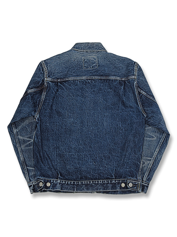 FULLCOUNT フルカウント デニム ジャケット メンズ レディース Gジャン 2nd モデル Fear Of The Dark エイジング加工 15.5oz Type 2 Denim Jacket 2050-2102