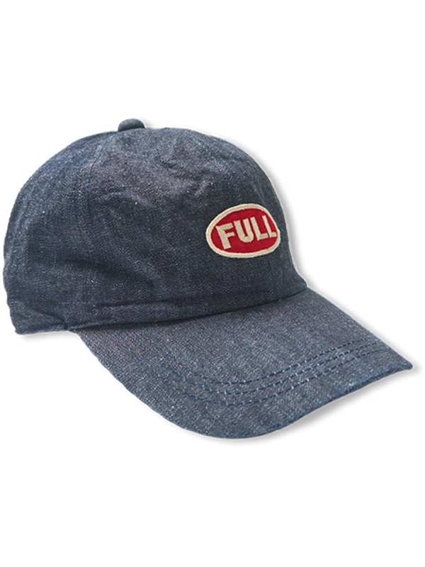 FULLCOUNT フルカウント キャップ メンズ レディース アメカジ 帽子 日本製 ブランド デニム FULL Emblem Denim B.B.Cap ベースボールキャップ 6770