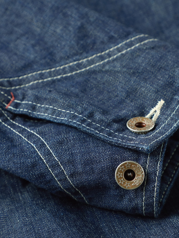 FULLCOUNT フルカウント デニム カバーオール メンズ レディース 春 長袖 Denim Chore Jacket デニム チョア ジャケット ミリタリー ワーク アメカジ 2015-1_5