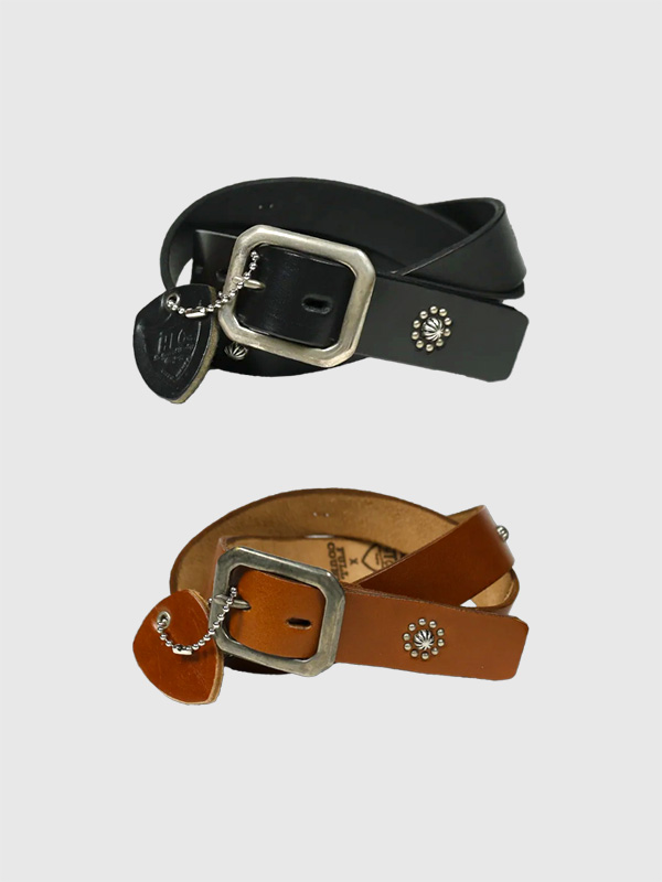 FULLCOUNT フルカウント ブラウンレザーベルト 36