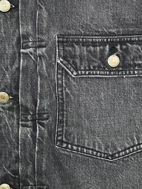 FULLCOUNT 2102 Dartford フルカウント デニム ジャケット メンズ Gジャン 2nd エイジング加工 13.7oz Type 2 Black Denim Jacket Dartford ブラックデニム 2102BKHW