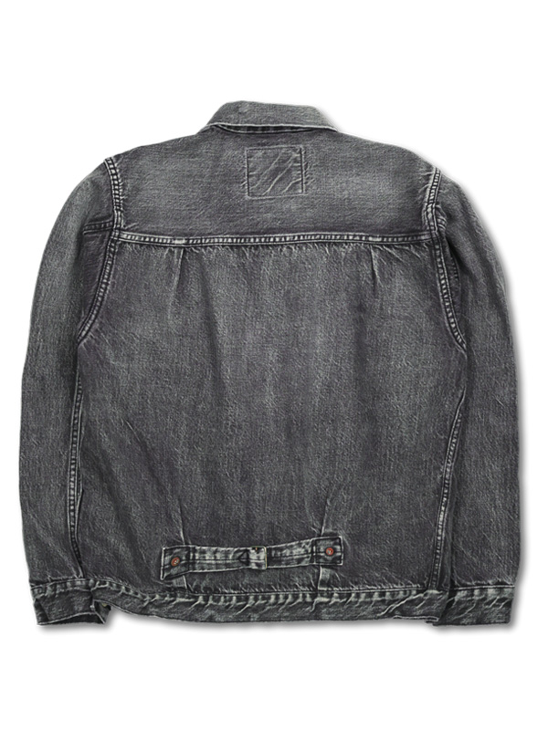 FULLCOUNT 2107 Dartford フルカウント デニム ジャケット Gジャン 1st モデル エイジング加工 13.7oz Type 1 Black Denim Jacket Dartford ブラックデニム 2107BKHW