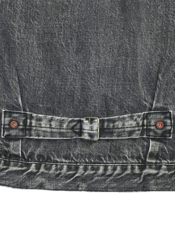 FULLCOUNT 2107 Dartford フルカウント デニム ジャケット Gジャン 1st モデル エイジング加工 13.7oz Type 1 Black Denim Jacket Dartford ブラックデニム 2107BKHW