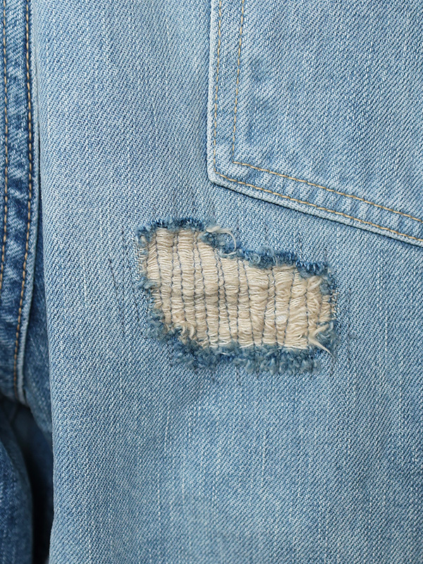 FULLCOUNT フルカウント 0105 ジーンズ 加工 2025AW ワイド ワイドストレート ルーズ 13.7oz 1351-0105 HALF ＆ HALF WORKS OF ART SERIES_8